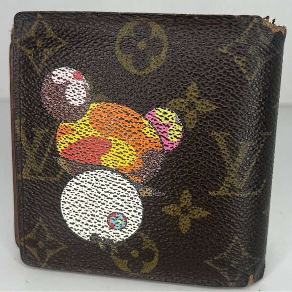 🤎Louis Vuitton x Takashi Murakami Marco Wallet Monogram Panda LIMITED EDITION🤎 - Picture 2 of 13